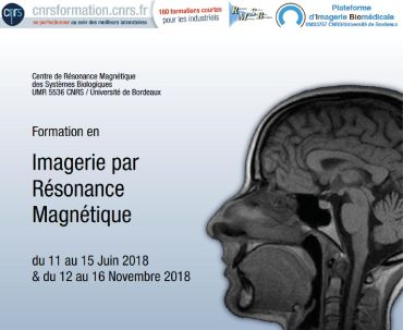 MRI training Bordeaux by the CRMSB - upcoming sessions